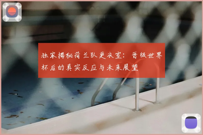 独家揭秘荷兰队更衣室：晋级世界杯后的真实反应与未来展望